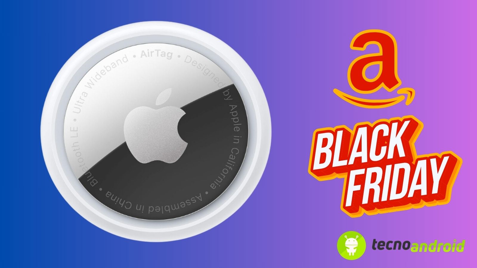 airtag apple offerta su amazon per il black friday