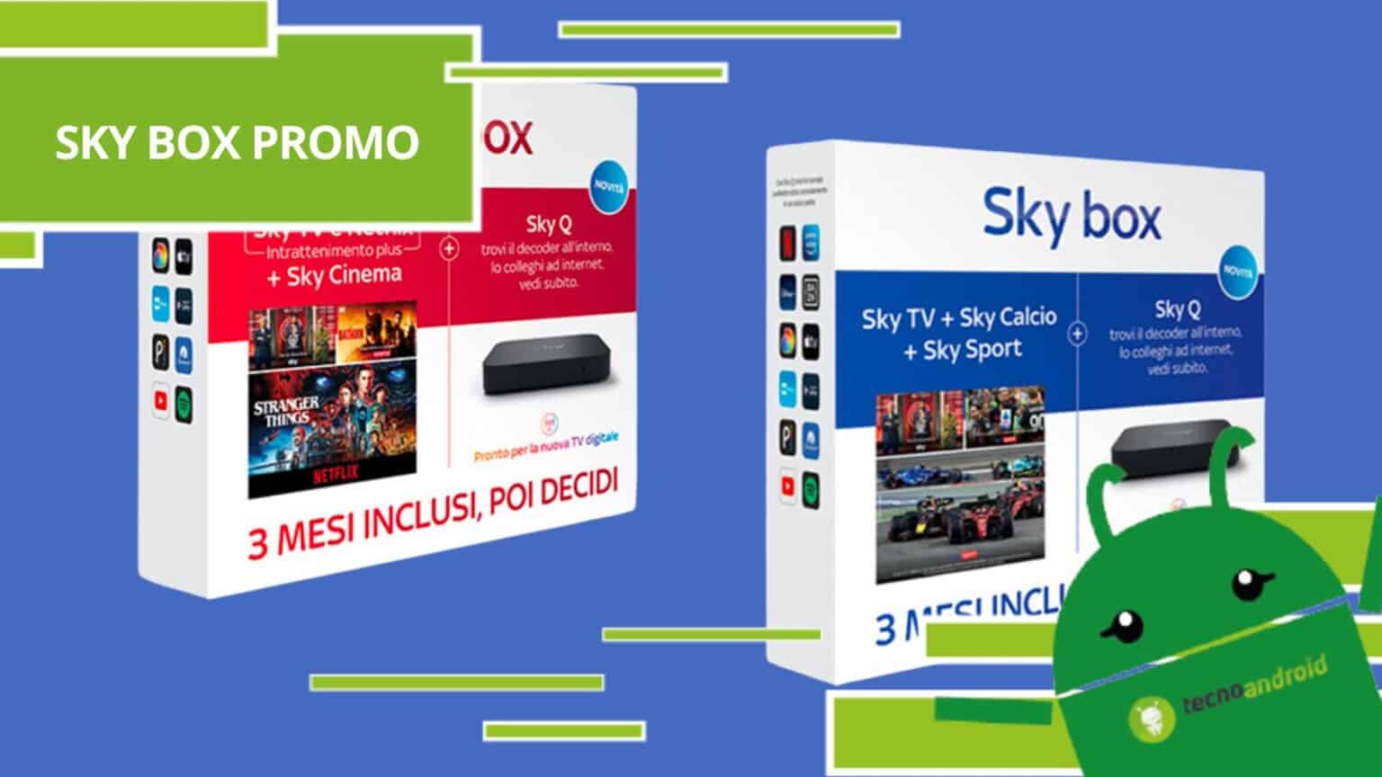 Amazon - è tempo di sconti, con Sky Box ora risparmi su Sky TV e Netflix