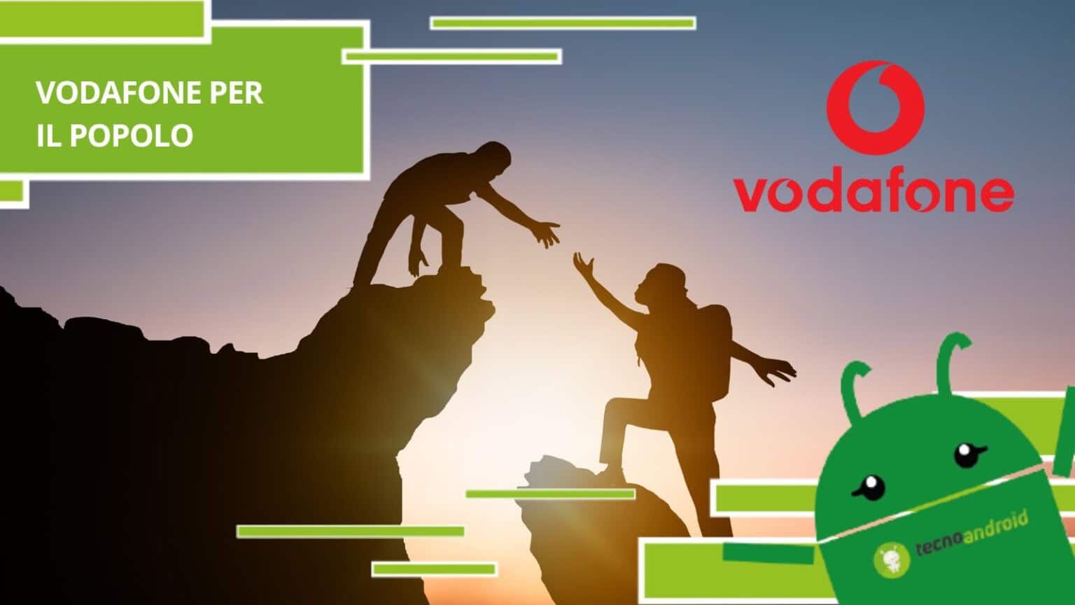 Vodafone rivoluziona il supporto in emergenza, Giga illimitati e 5G gratis nelle zone colpite