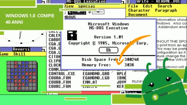 Windows, ecco com'era Windows 1.0 quarant'anni fa