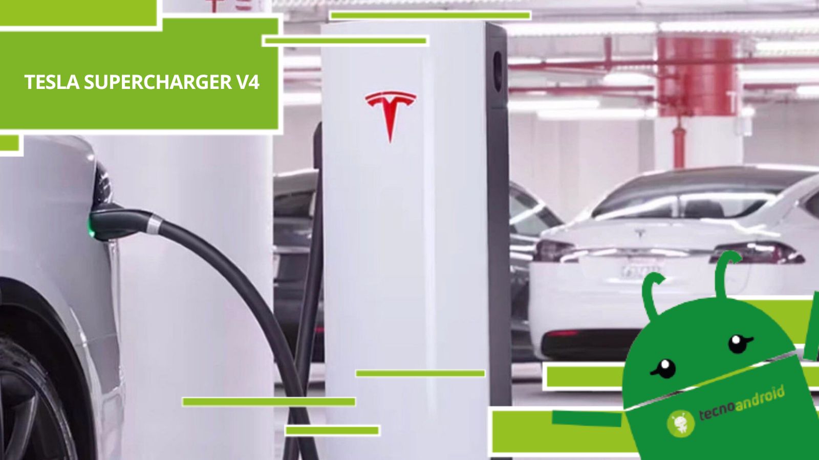 Tesla Supercharger V4, tutti i dettagli sulle nuove stazioni di ricarica