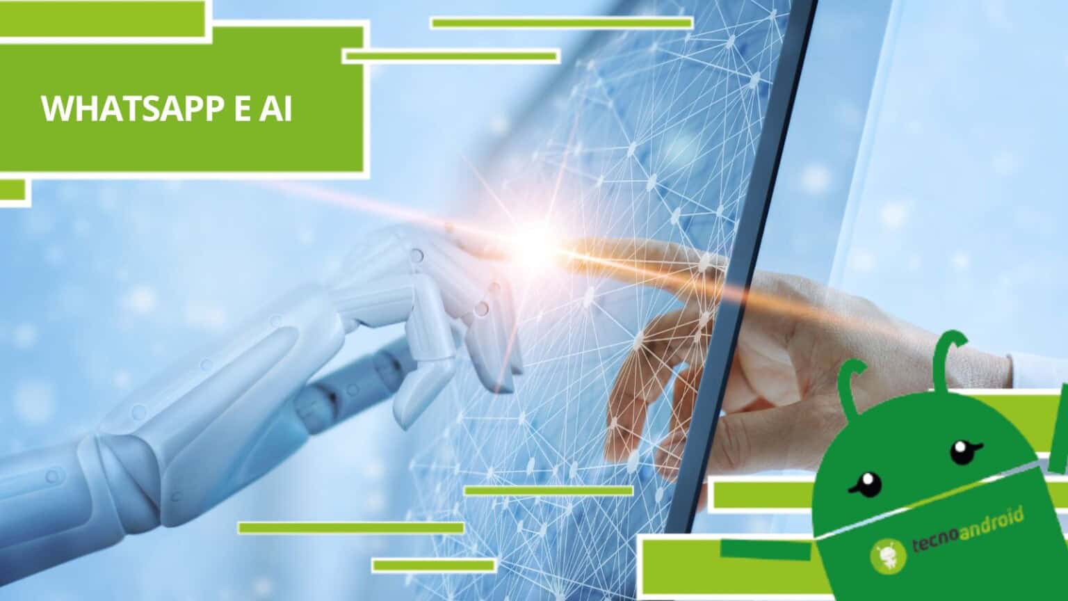 Whatsapp, l'intelligenza artificiale è arrivata anche sull'app di messaggistica
