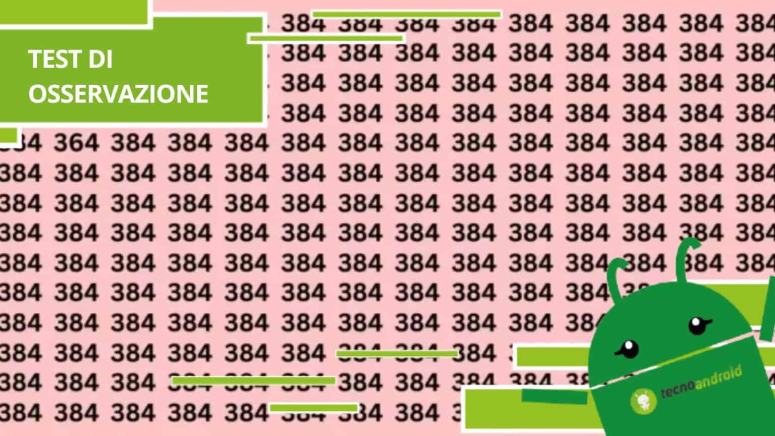 Test di osservazione, nessuno riesce a trovare il numero intruso