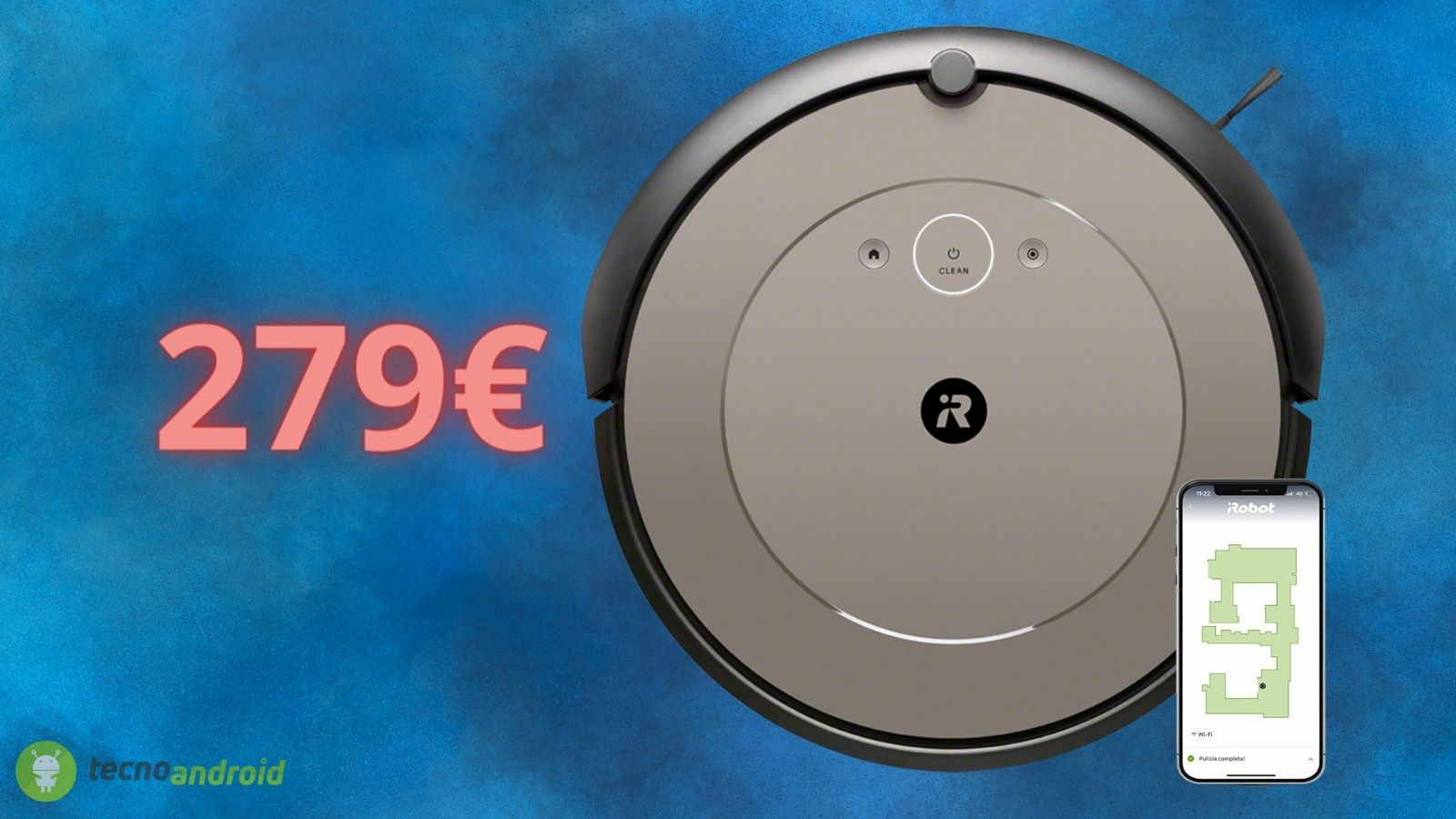 iRobot Roomba, robot aspirapolvere scontato di oltre 100 euro solo oggi