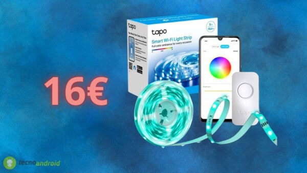 Striscia LED RGB di TP-Link a 16€, offerta WOW su Amazon