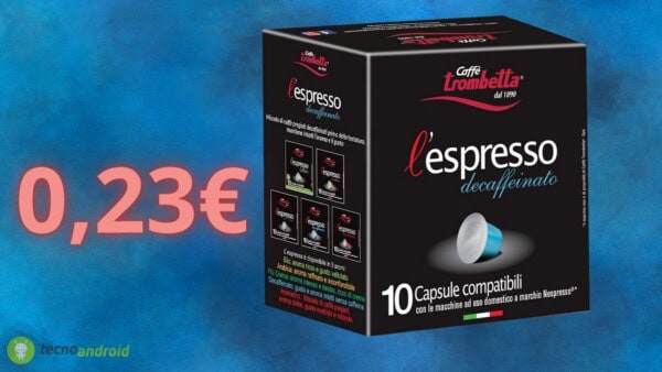 Capsule caffè NESPRESSO a 0,23€ l'una: un prezzo AFFARE su AMAZON