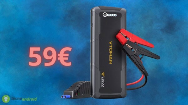 Avviatore d'emergenza e power bank per AUTO con DOPPIO sconto su Amazon