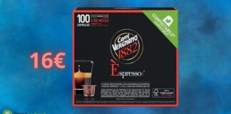 Capsule NESPRESSO di Caffè Vergnano in OFFERTA su Amazon (-48%)
