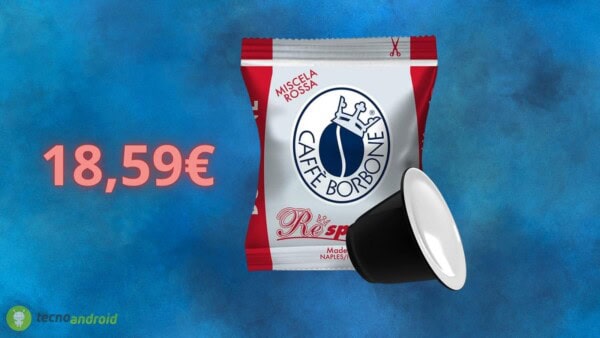 Caffè Borbone, capsule compatibili NESPRESSO quasi in REGALO su Amazon
