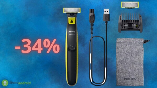 Philips OneBlade a PREZZO assurdo, l'offerta lo sconta del 34%