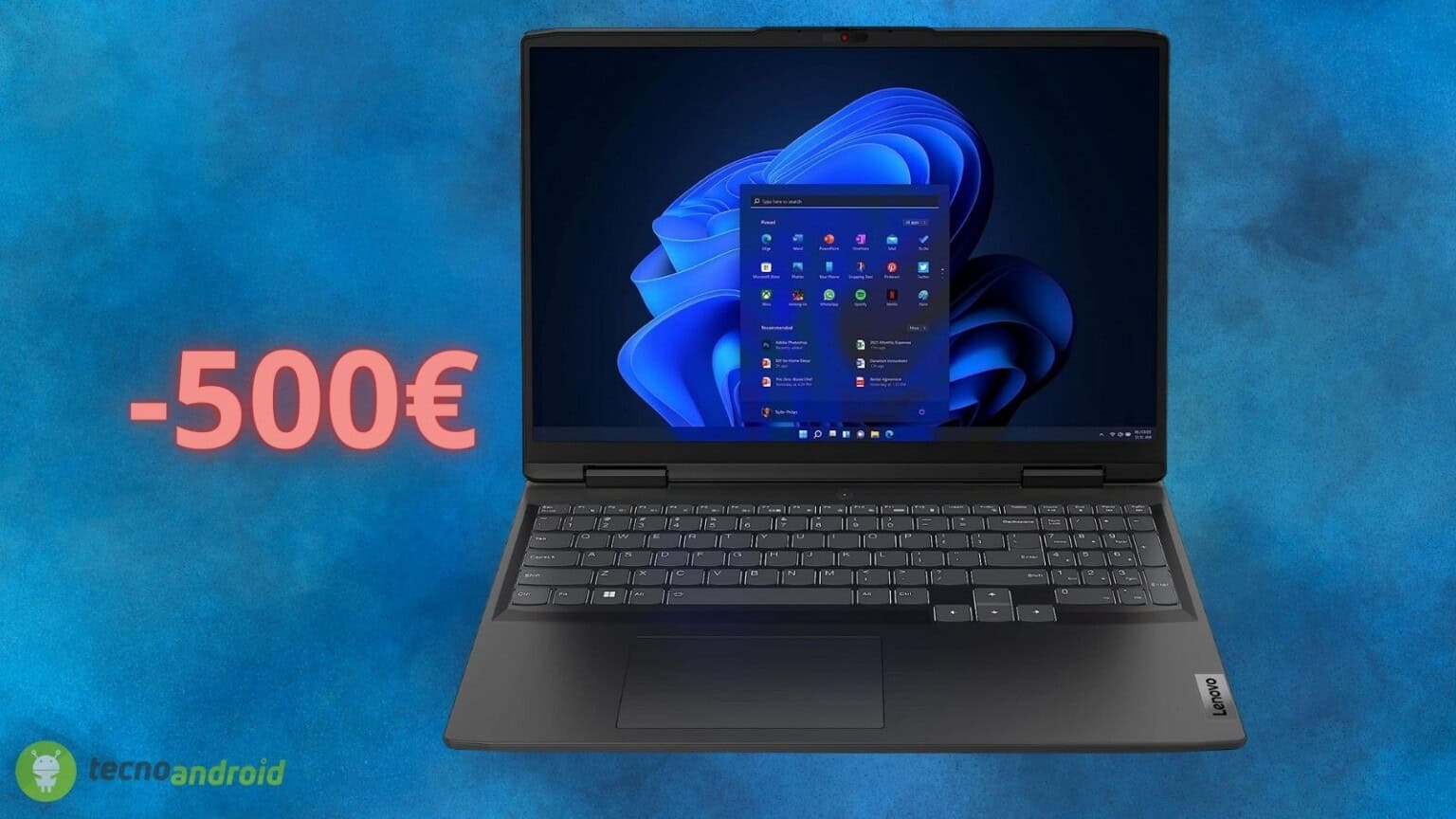 Notebook LENOVO da GAMING scontato di 500€: offerta FOLLE su Amazon