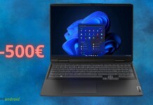 Notebook LENOVO da GAMING scontato di 500€: offerta FOLLE su Amazon