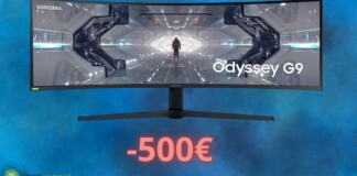 Monitor da gaming SAMSUNG in offerta: curvo e scontato di 500 euro
