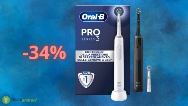 2 Spazzolini elettrici ORAL-B quasi a metà PREZZO su Amazon (-34%)
