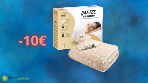 Scaldasonno IMETEC, sconto di 10€ su AMAZON per dormire al caldo