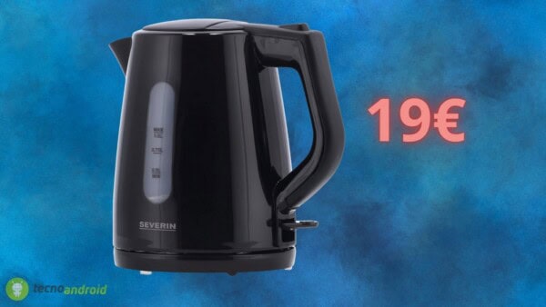 Bollitore elettrico a 19€: offerta FOLLE su AMAZON