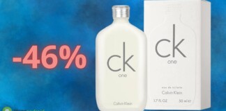 PROFUMO Calvin Klein al 46% di sconto su Amazon: è un AFFARE