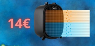 Stufa elettrica portatile in offerta a 14€: BASSI CONSUMI e calore estremo