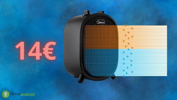 Stufa elettrica portatile in offerta a 14€: BASSI CONSUMI e calore estremo