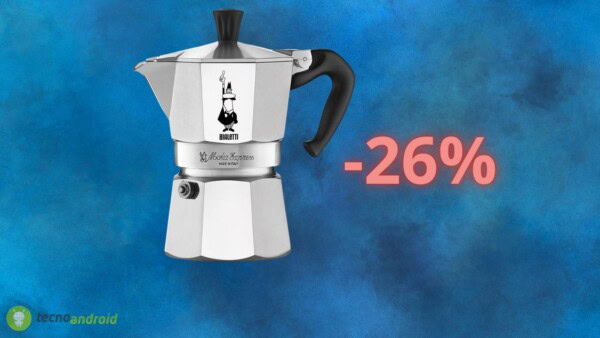Bialetti, la Moka Express a prezzo IMBATTIBILE su Amazon (-26%)