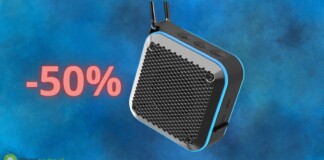 Altoparlante bluetooth portatile al 50% su Amazon: lo pagate 15€