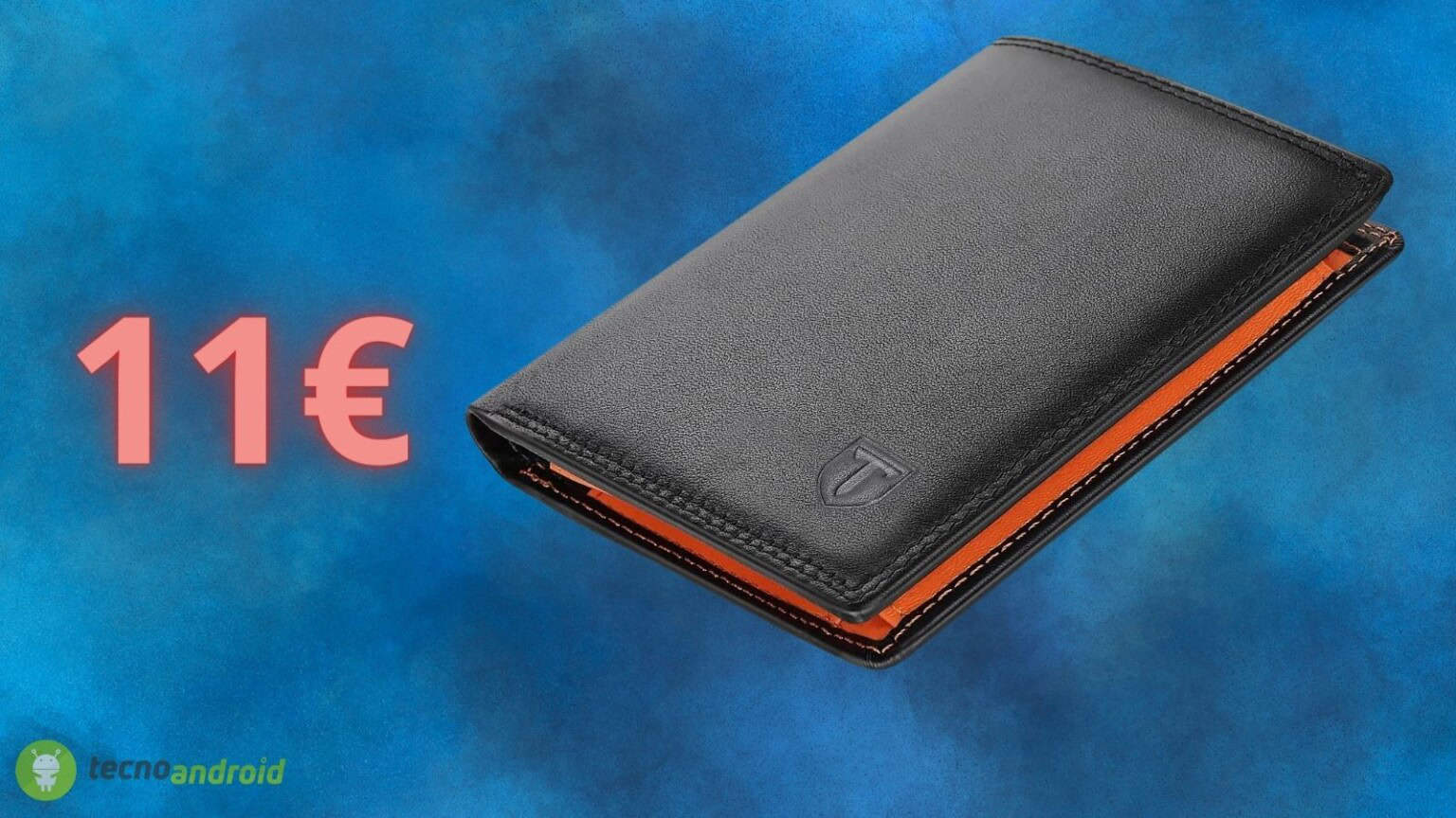 Portafoglio con blocco RFID e antifurto: tuo a 11 euro su AMAZON