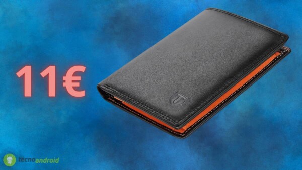 Portafoglio con blocco RFID e antifurto: tuo a 11 euro su AMAZON