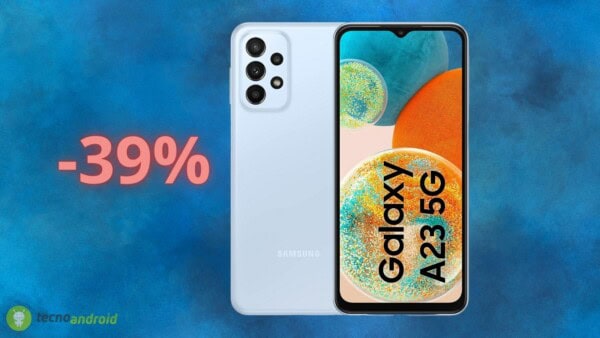 Amazon ti REGALA il Samsung Galaxy A23 con il Black Friday (-39%)
