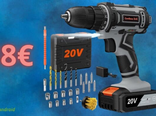 Trapano avvitatore a 38€ su Amazon: in REGALO gratis accessori e valigetta