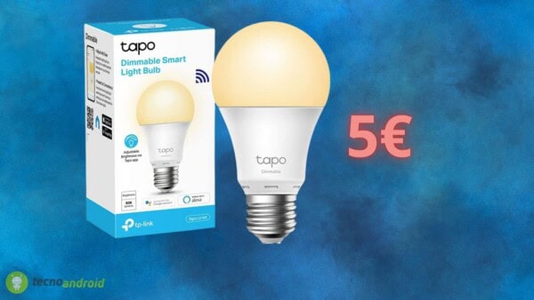 Lampadina LED smart a 5€: FOLLE affare per la TP-Link Tapo
