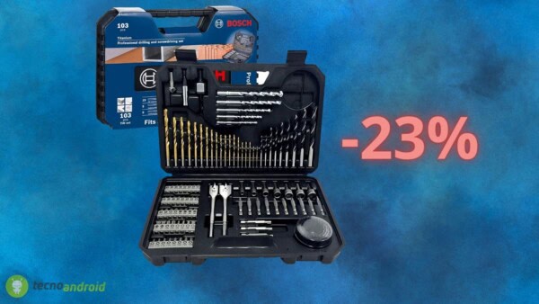 BOSCH è impazzita: set professionale di punte da trapano in super OFFERTA