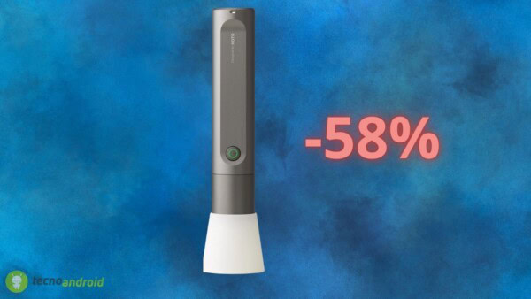 Torcia LED ricaricabile con sconto del 58% su Amazon
