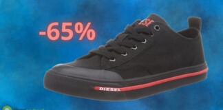 DIESEL svuota magazzino su Amazon: scarpe a 39€ con sconto del 65%