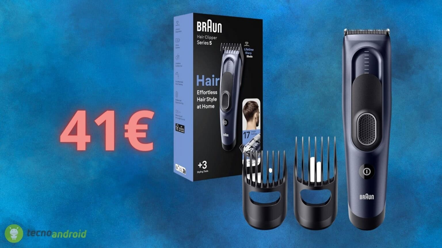 Tagliacapelli Braun Series 5: tagliacapelli elettrico a PREZZO ASSURDO su Amazon