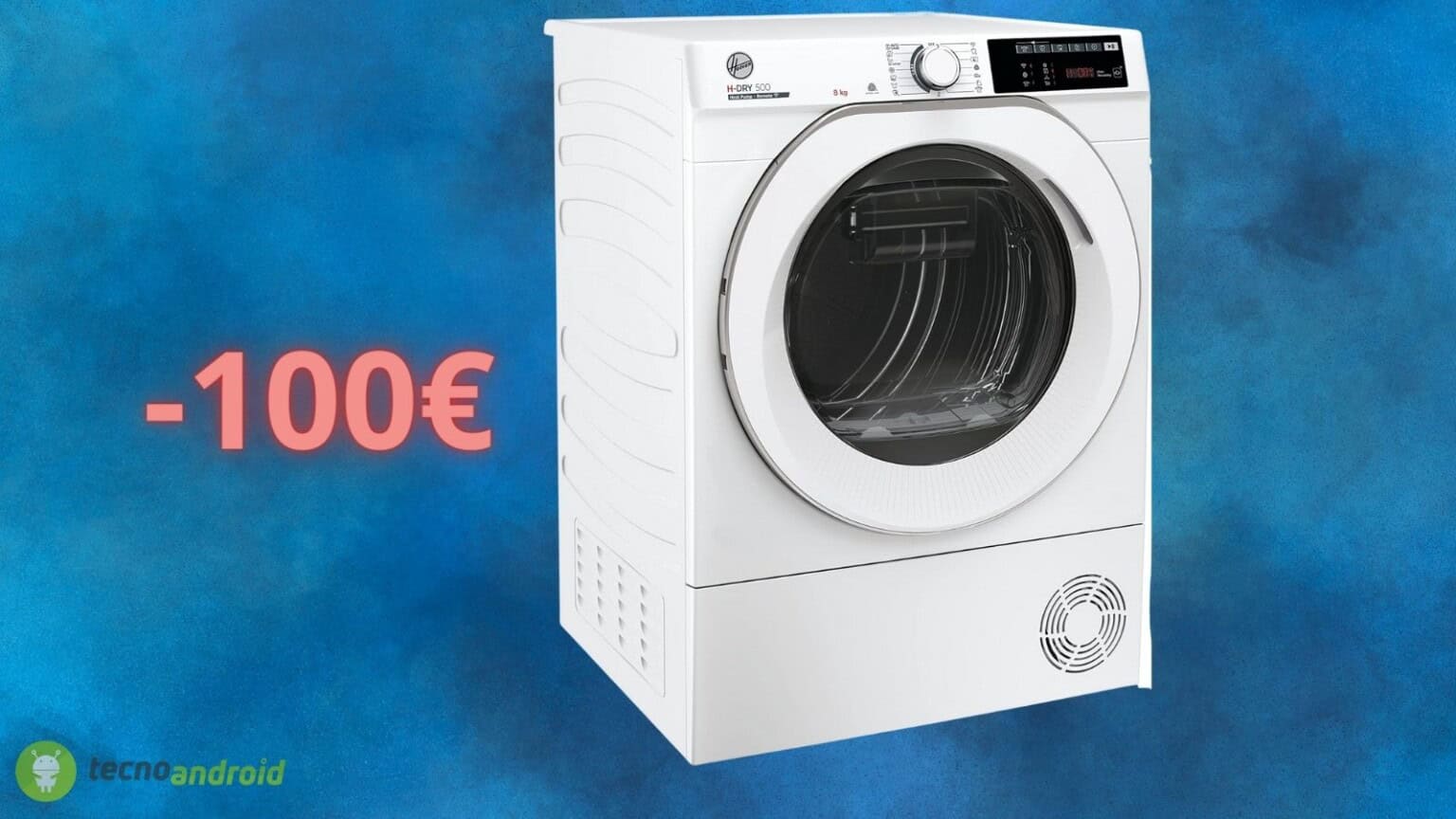 Asciugatrice HOOVER con 100€ di sconto: offerta Amazon Black Friday