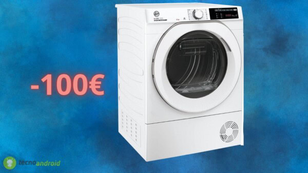 Asciugatrice HOOVER con 100€ di sconto: offerta Amazon Black Friday