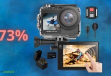 Action Cam 4K con il 73% di sconto e microSD in REGALO