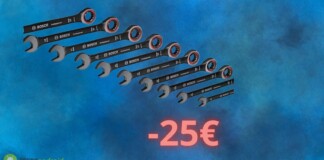 BOSCH, set di chiavi inglese con 25€ di sconto per il Black Friday