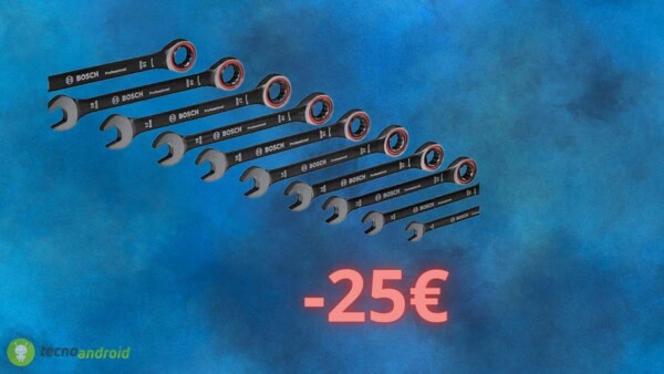 BOSCH, set di chiavi inglese con 25€ di sconto per il Black Friday