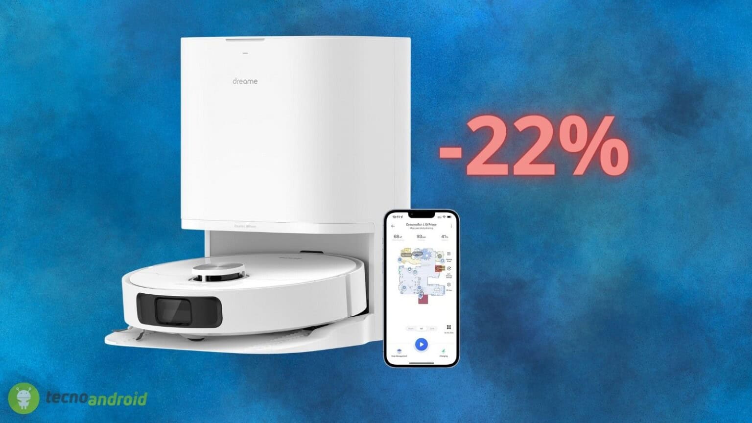 Robot aspirapolvere Dreame L10 Prime SVENDUTO su Amazon: costa pochissimo