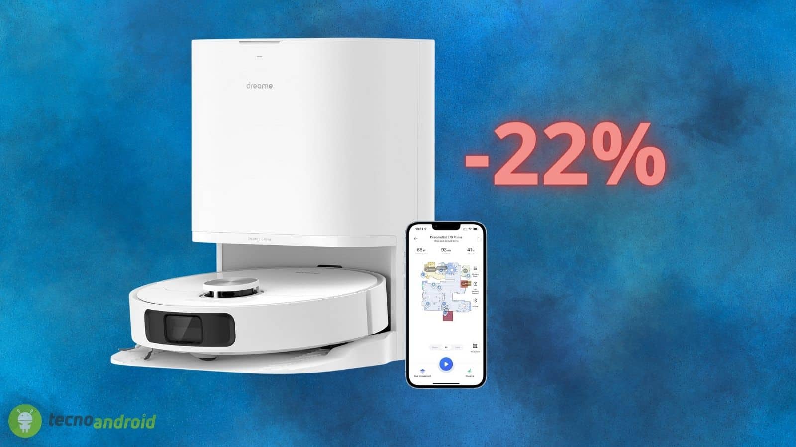 Robot aspirapolvere Dreame L10 Prime SVENDUTO su Amazon: costa pochissimo