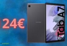 Samsung Galaxy Tab A7 Lite, prezzo BASSISSIMO oggi su Amazon