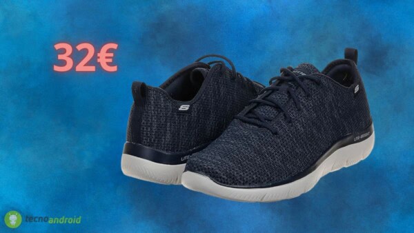 Skechers, i prezzi CROLLANO su Amazon: scarpe a 32€