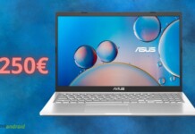 Notebook Asus a soli 329€ con 250 euro di sconto su AMAZON