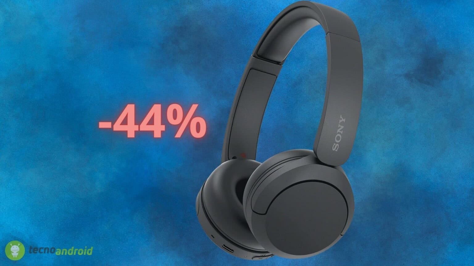 Cuffie bluetooth SONY con prezzo scontato del 44%, che AFFARE su Amazon
