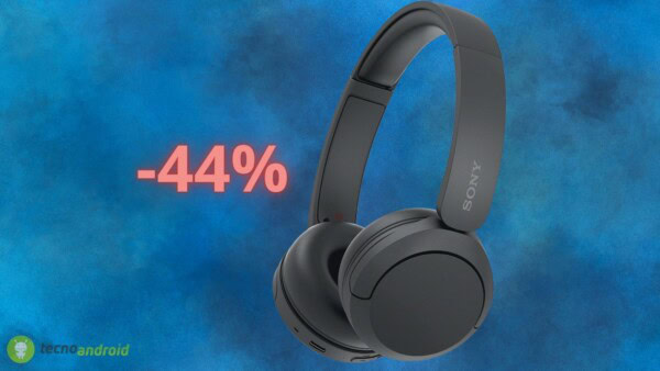 Cuffie bluetooth SONY con prezzo scontato del 44%, che AFFARE su Amazon