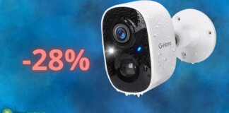 Telecamera di SORVEGLIANZA con LUCE e AI ha un prezzo assurdo (-28%)