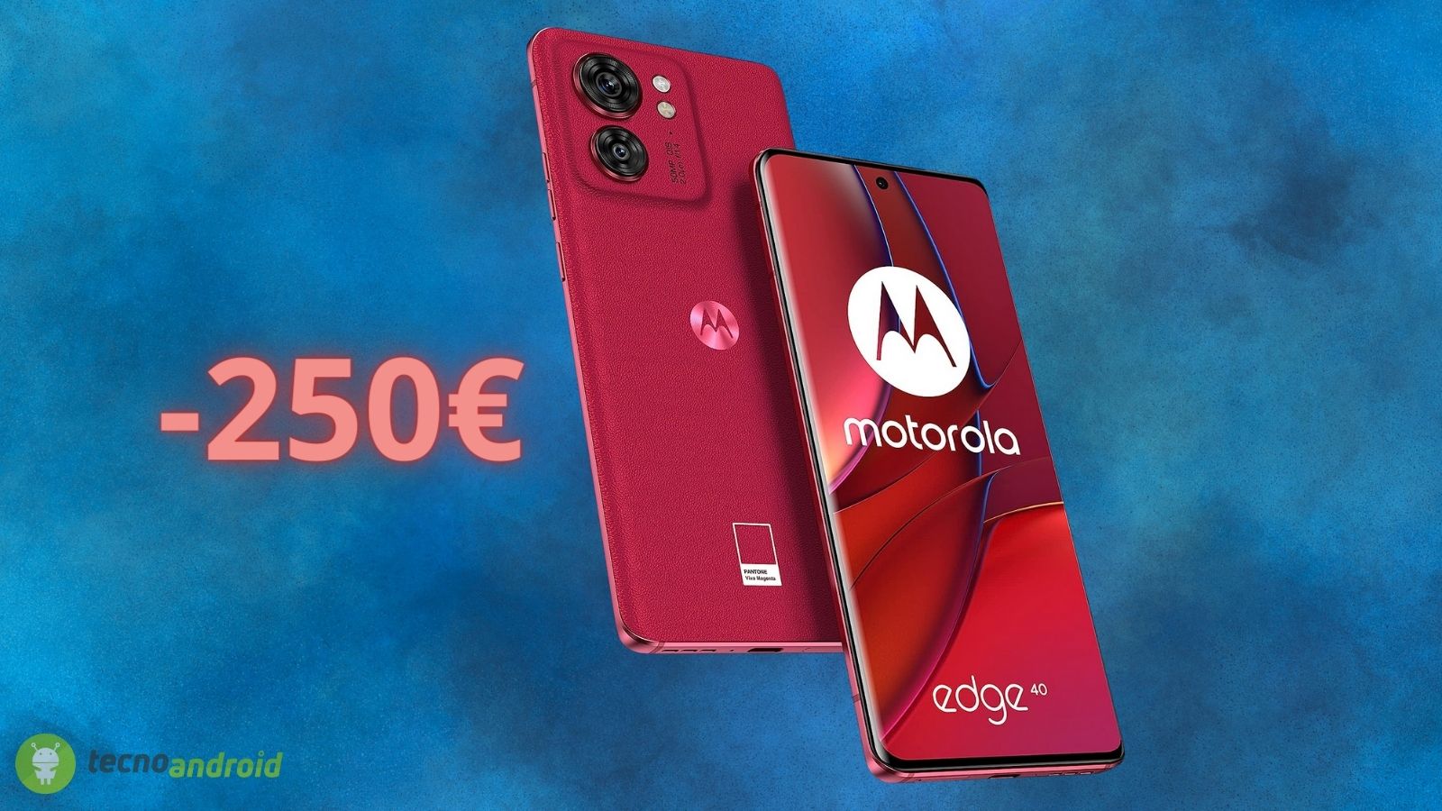 Motorola Edge 40: solo oggi 250 euro di sconto su AMAZON