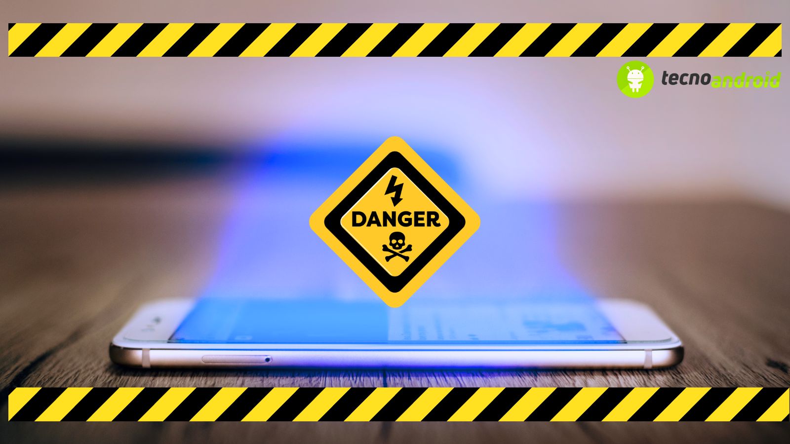 Luce blu smartphone pericolo