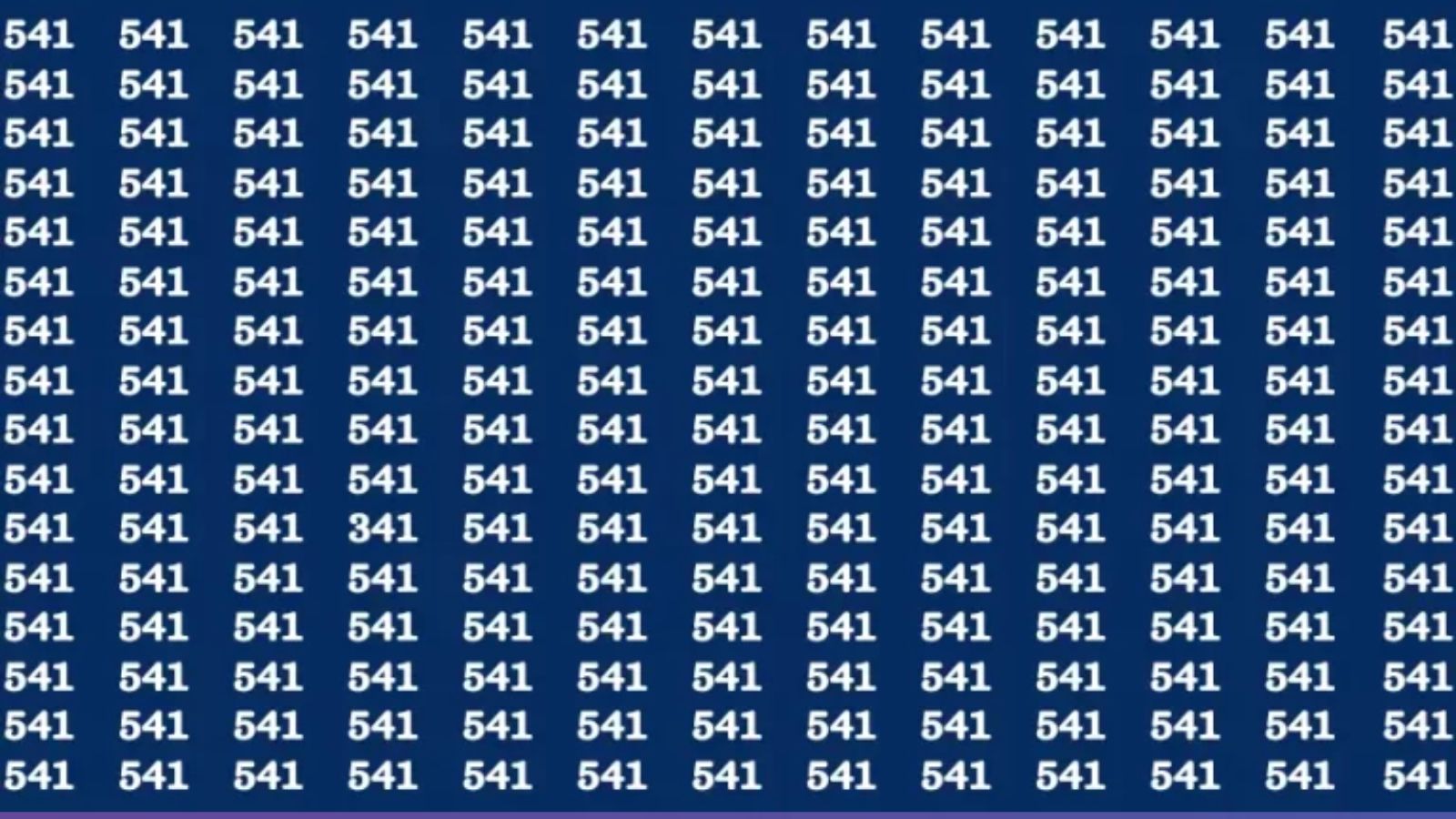 sfida enigma/ illusione ottica numeri